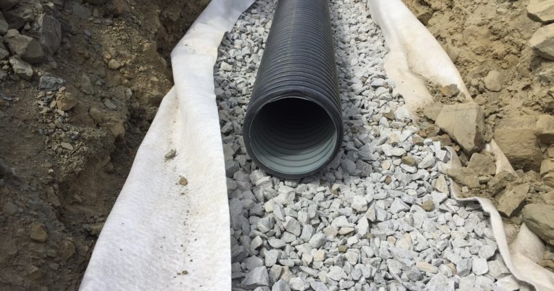 geopipe drainage pipes for French drains
