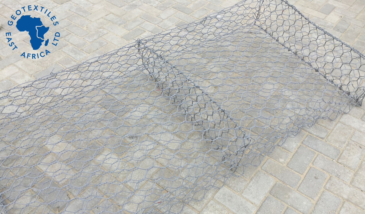 pvc coated gabion twisted mesh mattress