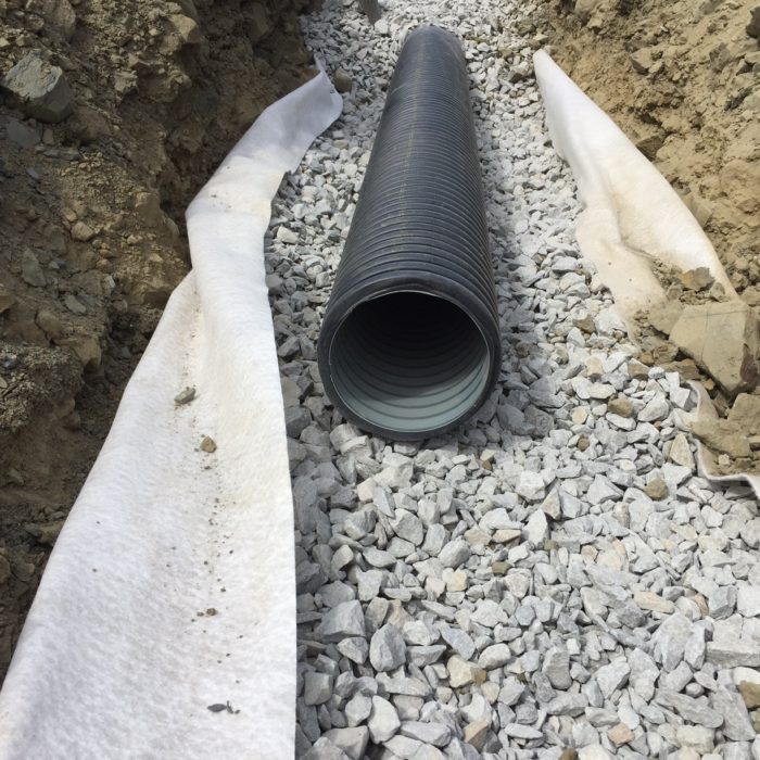 geopipe drainage pipes for French drains
